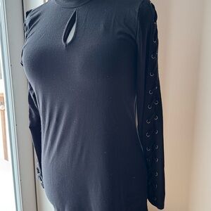 Torrid Super Soft Black Ribbed Top